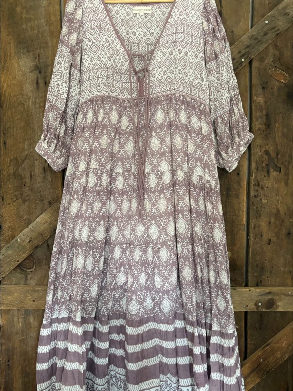 Daughters of India Jasmine midi in Lavender